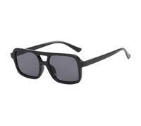 2026 Retro-Sonnenbrille für Damen und Herren, Frühling, Sommer, UV-Schutz, trendige Vintage-Sonnenbrille mit Doppelsteg und rechteckigen Gl?sern