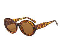 2026 Retro Stripe Print Oval For Women Sunglasses Classic Round Sun Glasses Men Vintage Luxury Fashion Decorative Eyewear