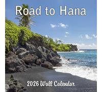 2026 Road to Hana Maui Hawaii Monthly Wall Calendar | 12" x 24" | Travel Calendar 2025-2026
