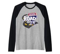2026 Road Trip Raglan Baseball Tee