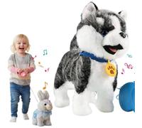 2026 Robot Dog Lifelike Toy Dog with Remote Control Leash, Interactive Walking Robotic Pet Toy with Remote & Voice Control, Dancing, Singing, Programmable Actions