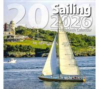 2026 Sailing Full Size Wall Calendar for Planning, Scheduling, and Organizing