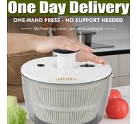 2026 Salad Spinner 5L Good Grips Compact Non-Slip Base with Multi-Purpose Basket