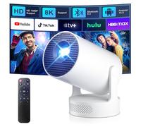 2026 Salange HY300 Ultra Smart Projector, Android 14 Projector for Bedroom with Built-in Apps,Mini Projector 1080P 8K Decoding,WiFi6 Bluetooth5.4, 5W Speaker,Auto Vertical Keystone for Home & Outdoor
