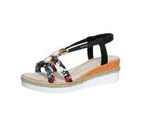 2026 Sandals for Women Casual Bohemian Beach Sandals Orthopedic for Women Ankle Strap Flip Flops Open Toe Flat 2025 Spring Summer Trip (Black, 5.5)