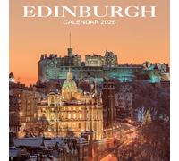 2026 Scotland Calendar: Edinburgh - Square Wall Calendar - Month to View - 12 Months