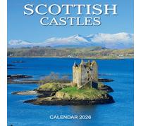2026 Scotland Calendar: Scottish Castles - Square Wall Calendar - Month to View - 12 Months