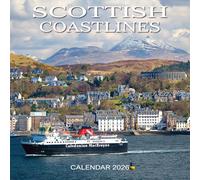 2026 Scotland Calendar: Scottish Coastlines - Square Wall Calendar - Month to View - 12 Months