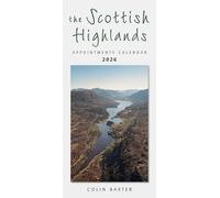 2026 Scotland Calendar: Scottish Highlands Appointments - Slim Wall Calendar - Month to View - 12 Months - Hanging Wall Calendar - Wiro Bound