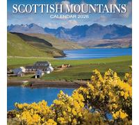 2026 Scotland Calendar: Scottish Mountains - Square Wall Calendar - Month to View - 12 Months