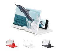 2026 Screen Magnifier for Cell Phone - 10-18 Inch HD Mobile Amplifier, Foldable Lightweight, Supports All Smartphones Watching Movies Videos (White,10 in)