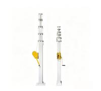 2026 Self Standing Hand Crank Telescopic Mast Pole For SYD To 15m Dual Steel Wire Manual Adjustable Mast For Antenna Flag
