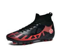 2026 Shoes Men's Studs for Firm Ground Football Training Games with Advanced Traction Technology, black, 7 UK