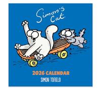 2026 Simon’s Cat Square Wall Calendar - Month-to-View Layout by Portico Designs Ltd