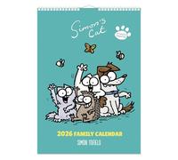 2026 Simon's Cat A3 Family Planner Organiser Wall Calendar