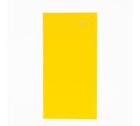 2026 Slim Diary Week to View - Hardback Pocket Planner 16.5cm x 9cm - Compact Lightweight Organiser Journal with Ruled Pages (Yellow)