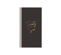 2026 Slim Wallet Diary Week to View - Black Hardback Planner Gold Foil Script - Stylish Organiser School Work Home Office - Durable Casebound Compact Lightweight