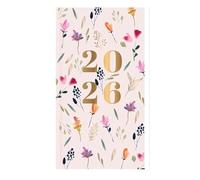 2026 Slim Week To View Vintage Flowers Diary, Hardback Week to View 2026 Diaries Full Year (Wild Floral)