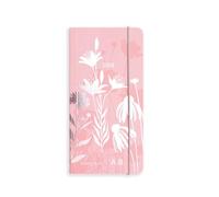 2026 Slimline Diary - Matilda Myres - Weekly Notes Layout - Week on One Page, Notes on Other - Elastic Closure - Personalised Version - Pink