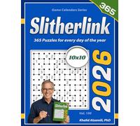 2026 Slitherlink: 365 Hard (10x10) Puzzles for Every Day of the Year (Game Calendars Series)