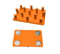 2026 Slow Eating Insert, Compatible with Petlibro RFID Feeder, 13 Design for Controlled Eating, Inclined, Jam Free Cats (Orange, One Size)