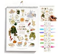 2026 Slow Living Wall Calendar, 2026 "The Simple Life" 12-Monthly Wall Calendar with Rustic Country Farmhouse illustration, Stapled Binding | Thick Paper | To-do ＆ Notes | Easy Planning Organizing