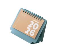 2026 Small Desk Calendar Pocket Monthly Calendar Writing Notepads Portable Planner Binding Comb for Scheduling Desk Planner
