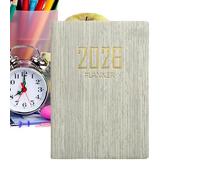 2026 Small Diary | A7 Time Management Notebook | 365 Days English Version Small Agenda for Goals Budget Notes Work University Business Adults Men Teacher