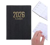 2026 Small Planner, A7 English Version Diary, 365 Days Calendar Planner, Pocket Daily Scheduler, Work School College Schedule Organizer, Family Student Teacher Goal Budget Scheduler for Productivity