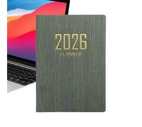 2026 Small Planner - A7 English Version Diary, Widely Use 365 Days Small Calendar Planner for Work School College Workplace Family Student Adult Women Men Teacher Schedule Purpose