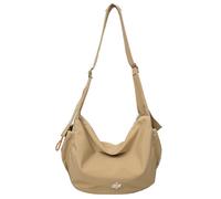 2026 Small Sling Shoulder Bag for Men and Women, Trendy Mini Bag with Adjustable Strap Zips, Lightweight Nylon Bag, khaki, pony-size