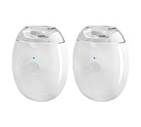 2026 Smart Electric Easy Nail Clipper, Portable Electric Nail Clipper with LED Light & 3 Speeds, 360° Silent Polishing Trimmer, for Kids Seniors & Weak Hands (2PC)