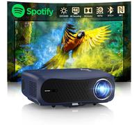 2026 Smart Projector 4K with Licensed Apps,Android TV WiFi 6 Bluetooth 5.4 DB Audio NFC,Wireless LED Home Theater Movie Gaming 4K Projectors Auto Focus HDR10+ HDMI ARC 2200ANSI Voice Control