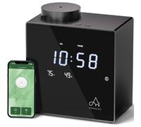 2026 Smart Waterless Diffuser, 2000 Sq.Ft Cold Air Scent Machine with Clock & Environmental Display | 7 Fragrance Levels, 9 Timer Settings, Hotel Collection Diffuser for Home & Large Rooms (Black)