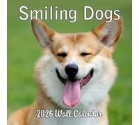 2026 Smiling Dogs Monthly Wall Calendar | 12" x 24" | Funny Dogs Calendar September 2025 - December 2026