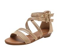 2026 Soft Soled Sandals: Buckle Ethnic Style Style Versatile Strap Non Slip Fairy Style Open Toe