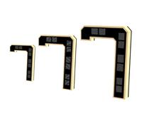 2026 Solar Lighted House Numbers for Outside, Modern LED Backlit Address Sign,Dusk to Dawn Auto-Glow, IP44 Waterproof Acrylic Lighted Numbers for House Wall Yard Mailbox, 3 Versa(7,17cm)