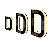 2026 Solar Lighted House Numbers for Outside, Modern LED Backlit Address Sign,Dusk to Dawn Auto-Glow, IP44 Waterproof Acrylic Lighted Numbers for House Wall Yard Mailbox, 3 Versa(D,23cm)
