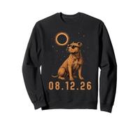 2026 Solar Totality Eclipse Cool Pitbull Women Men Kids Sweatshirt
