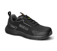 Sparco Unisex's Traction Fire & Safety Shoe, Black, 9.5 UK