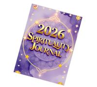 2026 Spiritual Journal Daily Planner 68 Pages Wide Lined Mindfulness Tracking Notebook for Daily Planning 28.5x21cm Spiritual Growth Planner