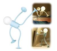 2026 Sportsman Night Light, DIY Shape Night Lights,Changeable Shape Cute LED Light Bulb Mini Night-Lights,Suction Cup Desktop Ornaments for Adults Boys Girls Room Christmas Decor (Bule)
