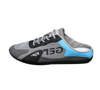 2026 Spring Men's Shoes All Casual Lazy Slip Ons and Half Slippers (Grey, 8.5)