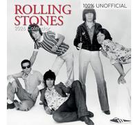 2026 Square Wall Calendar - Rolling Stones 12 x 12 Inch Monthly View, 16-Month, Icons Theme, Includes 180 Reminder Stickers