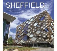 2026 Square Wall Calendar, Sheffield, 16-Month Scenic Britain Theme with 180 Reminder Stickers (30 x 30 CM)