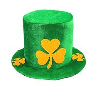 2026 St.Patrick's Day Hat, Saint Patrick Party Novelty Cap for Men Women Green Cowboy Hats Leprechaun Hat Clover Shamrocks Hats Fancy Dress Accessories Irish Holiday Costume Headwear