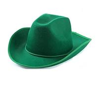 2026 St.Patrick's Day Hat, Saint Patrick Party Novelty Cap for Men Women Green Cowboy Hats Leprechaun Hat Clover Shamrocks Hats Fancy Dress Accessories Irish Holiday Costume Headwear