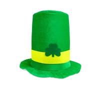 2026 St Patrick's Day Top Hat, Saint Patrick Party Novelty Cap for Men Women St Patrick's Top Caps Clover Shamrocks Irish Themed Green Leprechauns Hats Carnival Fancy Dress Accessories