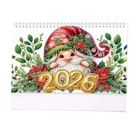 2026 Standing Desk Calendar, DIY Diamond Art Painting Calendars Monthly Planner from Jan 2026 to Dec, Monthly Flip Desktop Calendar Planner for Home Office,Desktop Ornaments & Thoughtful Gifts (C)