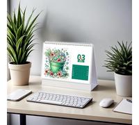 2026 Standing Desk Calendar DIY Diamond Art Painting Monthly Flip Desktop Calendar with To Do List Calendars Planner for Home Office-2026,Daily Planning Gifts for Friends Lovers